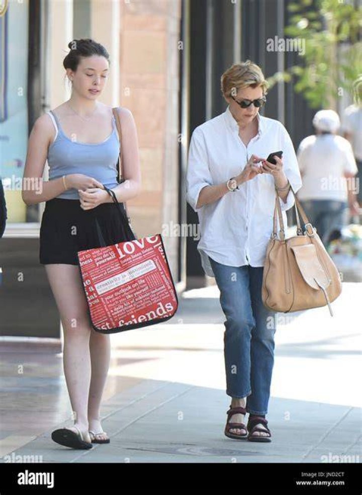 Bening with her Daughter Ella,