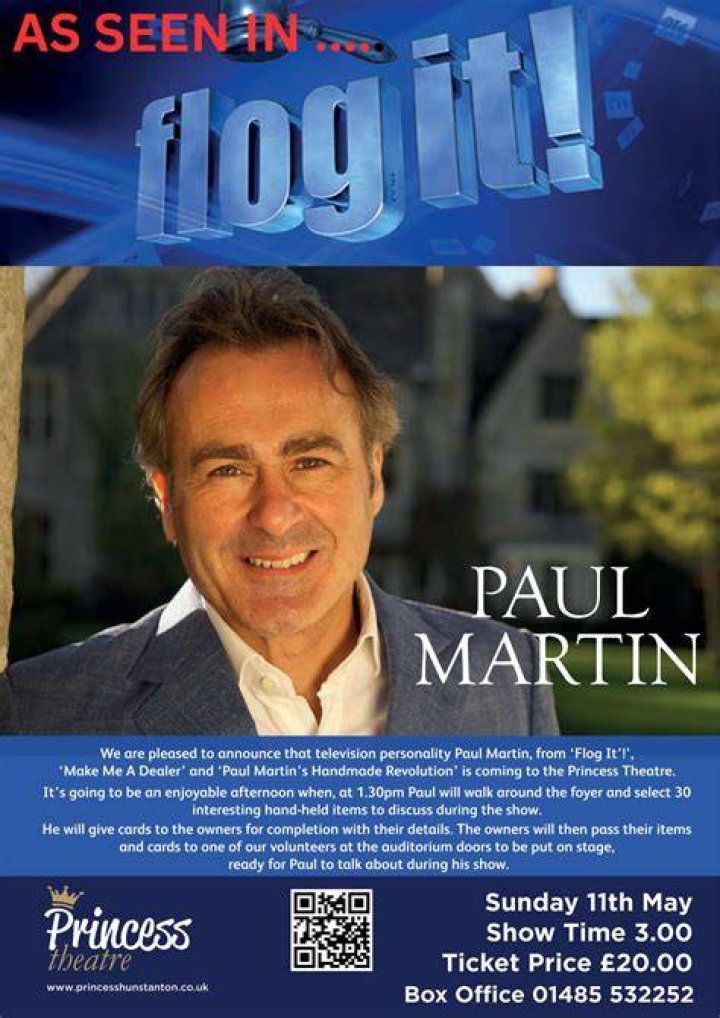 Flog It&rsquo; Paul Martin Wiki, Bio, Wife, Married, Children, Net Worth