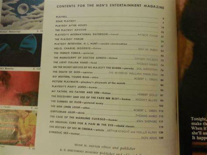 Playboy Magazineaugust 1965lannie